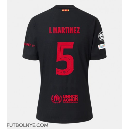 Camiseta Barcelona Inigo Martinez #5 Visitante Equipación 2024-25 manga corta